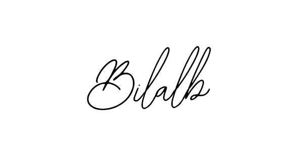 How to make Bilalb name signature. Use Bearetta-2O07w style for creating short signs online. This is the latest handwritten sign. Bilalb signature style 12 images and pictures png