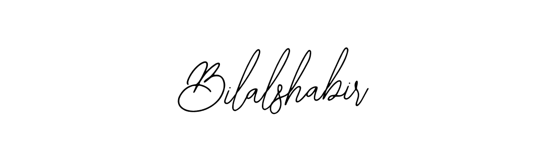 Use a signature maker to create a handwritten signature online. With this signature software, you can design (Bearetta-2O07w) your own signature for name Bilalshabir. Bilalshabir signature style 12 images and pictures png