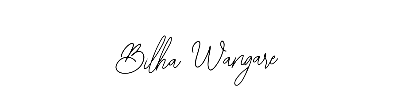 It looks lik you need a new signature style for name Bilha Wangare. Design unique handwritten (Bearetta-2O07w) signature with our free signature maker in just a few clicks. Bilha Wangare signature style 12 images and pictures png