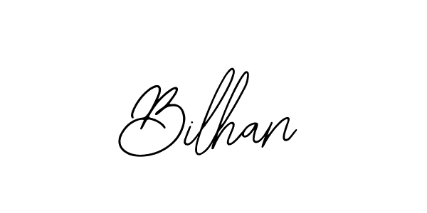 You should practise on your own different ways (Bearetta-2O07w) to write your name (Bilhan) in signature. don't let someone else do it for you. Bilhan signature style 12 images and pictures png