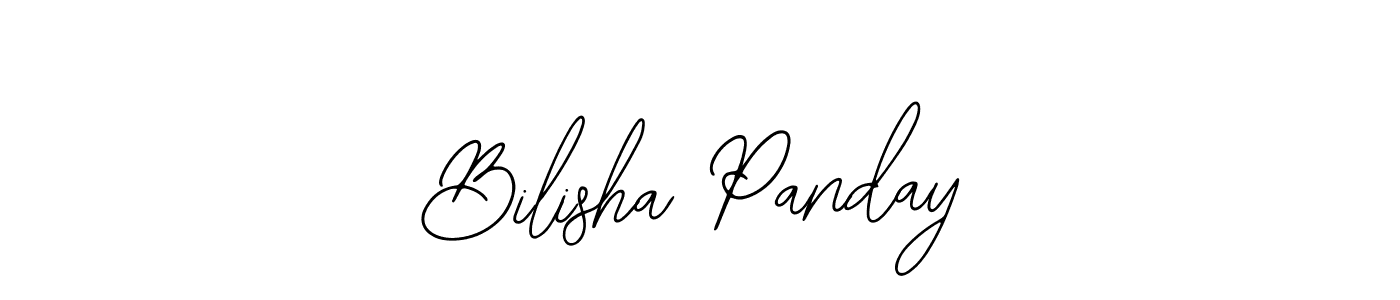 if you are searching for the best signature style for your name Bilisha Panday. so please give up your signature search. here we have designed multiple signature styles  using Bearetta-2O07w. Bilisha Panday signature style 12 images and pictures png