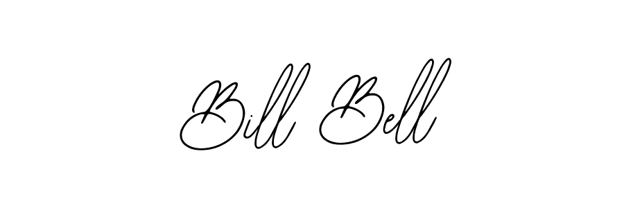 How to make Bill Bell name signature. Use Bearetta-2O07w style for creating short signs online. This is the latest handwritten sign. Bill Bell signature style 12 images and pictures png