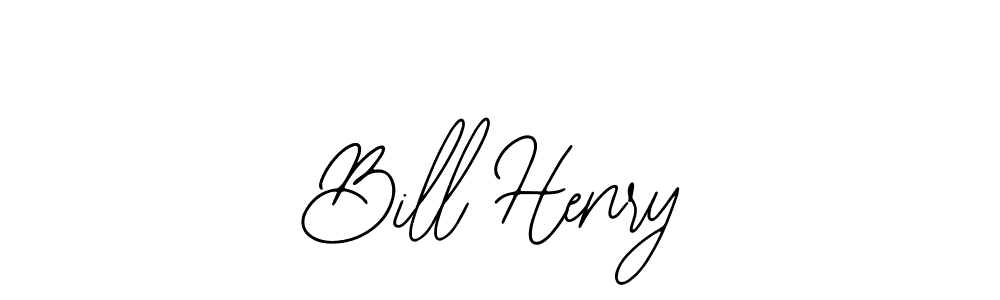Use a signature maker to create a handwritten signature online. With this signature software, you can design (Bearetta-2O07w) your own signature for name Bill Henry. Bill Henry signature style 12 images and pictures png