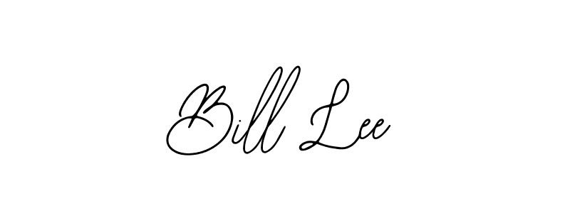 You should practise on your own different ways (Bearetta-2O07w) to write your name (Bill Lee) in signature. don't let someone else do it for you. Bill Lee signature style 12 images and pictures png