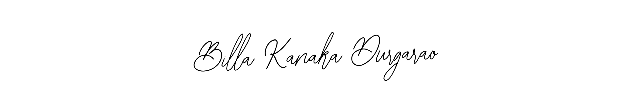 Design your own signature with our free online signature maker. With this signature software, you can create a handwritten (Bearetta-2O07w) signature for name Billa Kanaka Durgarao. Billa Kanaka Durgarao signature style 12 images and pictures png