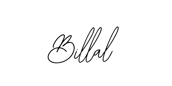 Design your own signature with our free online signature maker. With this signature software, you can create a handwritten (Bearetta-2O07w) signature for name Billal. Billal signature style 12 images and pictures png