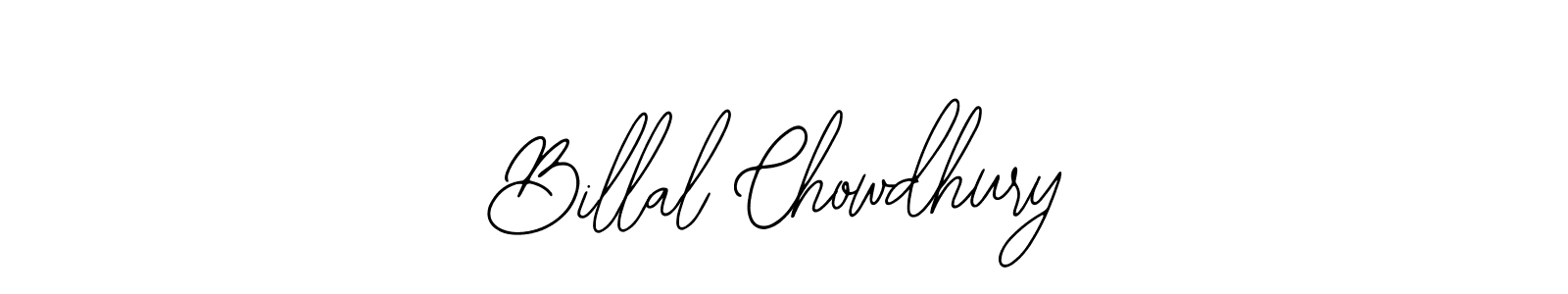 Create a beautiful signature design for name Billal Chowdhury. With this signature (Bearetta-2O07w) fonts, you can make a handwritten signature for free. Billal Chowdhury signature style 12 images and pictures png