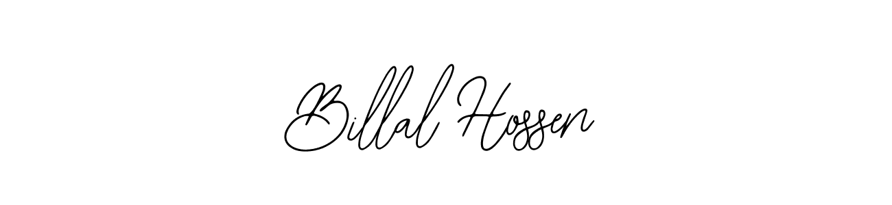 Create a beautiful signature design for name Billal Hossen. With this signature (Bearetta-2O07w) fonts, you can make a handwritten signature for free. Billal Hossen signature style 12 images and pictures png