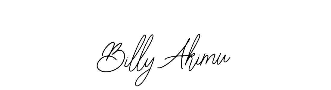 Design your own signature with our free online signature maker. With this signature software, you can create a handwritten (Bearetta-2O07w) signature for name Billy Akimu. Billy Akimu signature style 12 images and pictures png