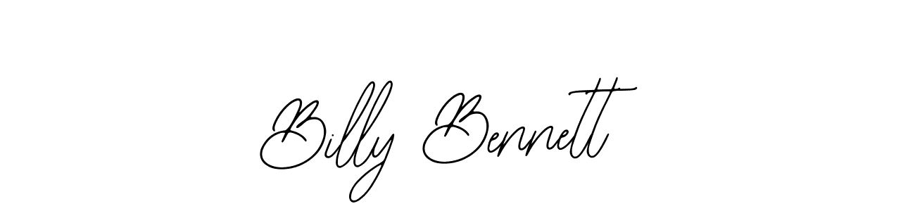 You should practise on your own different ways (Bearetta-2O07w) to write your name (Billy Bennett) in signature. don't let someone else do it for you. Billy Bennett signature style 12 images and pictures png