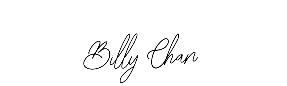 Design your own signature with our free online signature maker. With this signature software, you can create a handwritten (Bearetta-2O07w) signature for name Billy Chan. Billy Chan signature style 12 images and pictures png