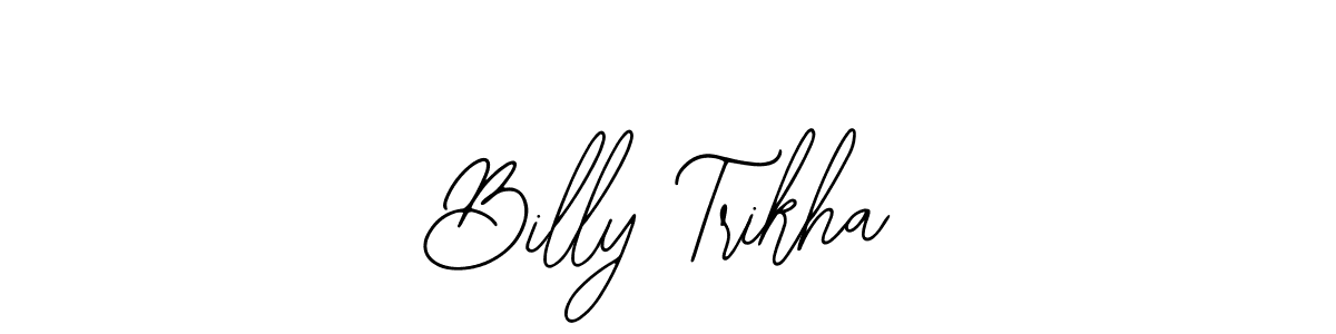 Make a beautiful signature design for name Billy Trikha. With this signature (Bearetta-2O07w) style, you can create a handwritten signature for free. Billy Trikha signature style 12 images and pictures png