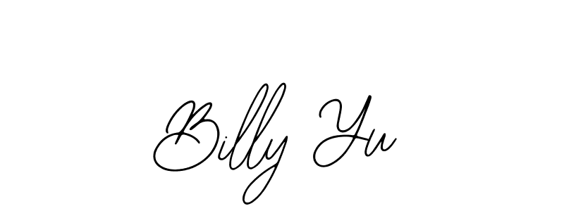 Also You can easily find your signature by using the search form. We will create Billy Yu name handwritten signature images for you free of cost using Bearetta-2O07w sign style. Billy Yu signature style 12 images and pictures png