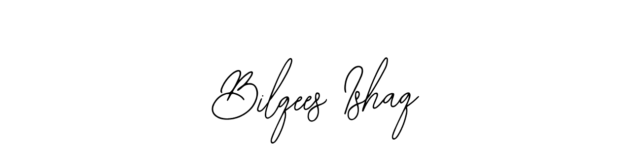 Design your own signature with our free online signature maker. With this signature software, you can create a handwritten (Bearetta-2O07w) signature for name Bilqees Ishaq. Bilqees Ishaq signature style 12 images and pictures png