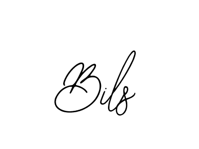 You should practise on your own different ways (Bearetta-2O07w) to write your name (Bils) in signature. don't let someone else do it for you. Bils signature style 12 images and pictures png