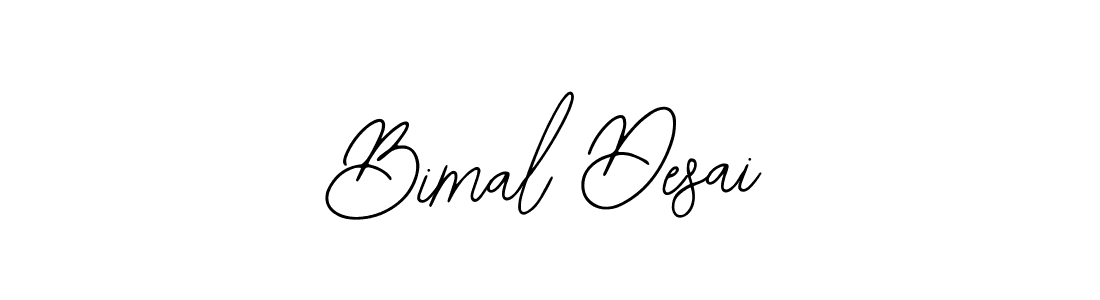 Design your own signature with our free online signature maker. With this signature software, you can create a handwritten (Bearetta-2O07w) signature for name Bimal Desai. Bimal Desai signature style 12 images and pictures png
