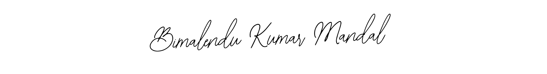 Design your own signature with our free online signature maker. With this signature software, you can create a handwritten (Bearetta-2O07w) signature for name Bimalendu Kumar Mandal. Bimalendu Kumar Mandal signature style 12 images and pictures png