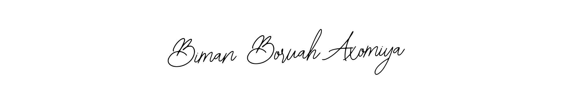 Make a beautiful signature design for name Biman Boruah Axomiya. With this signature (Bearetta-2O07w) style, you can create a handwritten signature for free. Biman Boruah Axomiya signature style 12 images and pictures png