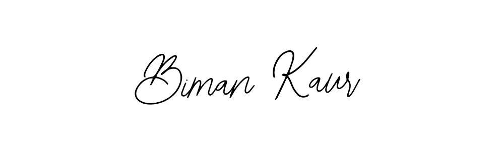 You should practise on your own different ways (Bearetta-2O07w) to write your name (Biman Kaur) in signature. don't let someone else do it for you. Biman Kaur signature style 12 images and pictures png