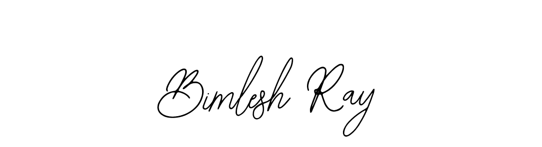 How to make Bimlesh Ray name signature. Use Bearetta-2O07w style for creating short signs online. This is the latest handwritten sign. Bimlesh Ray signature style 12 images and pictures png