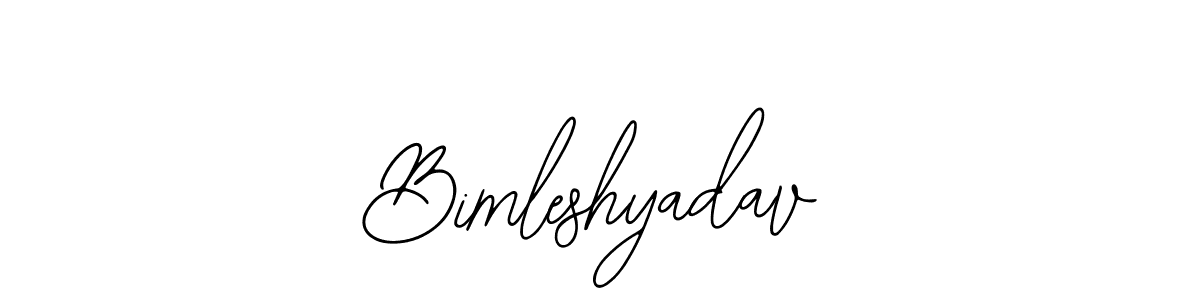 Also You can easily find your signature by using the search form. We will create Bimleshyadav name handwritten signature images for you free of cost using Bearetta-2O07w sign style. Bimleshyadav signature style 12 images and pictures png