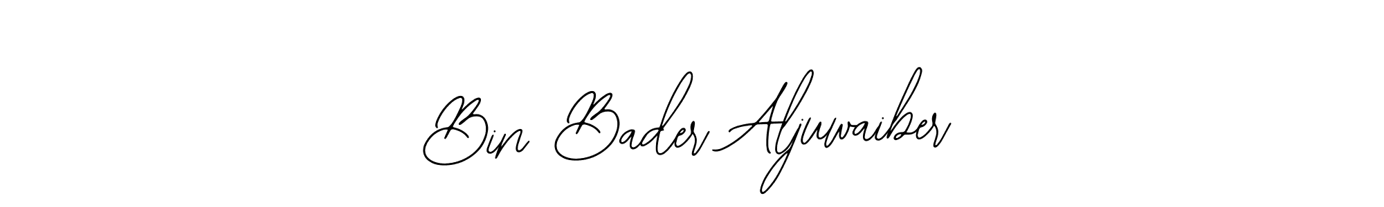 This is the best signature style for the Bin Bader Aljuwaiber name. Also you like these signature font (Bearetta-2O07w). Mix name signature. Bin Bader Aljuwaiber signature style 12 images and pictures png