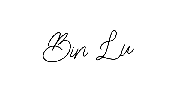 Make a beautiful signature design for name Bin Lu. With this signature (Bearetta-2O07w) style, you can create a handwritten signature for free. Bin Lu signature style 12 images and pictures png
