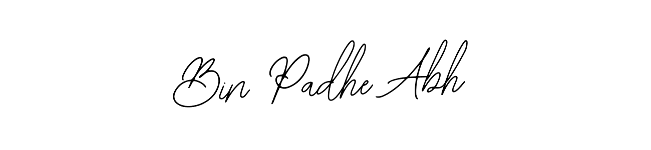 This is the best signature style for the Bin Padhe Abh name. Also you like these signature font (Bearetta-2O07w). Mix name signature. Bin Padhe Abh signature style 12 images and pictures png