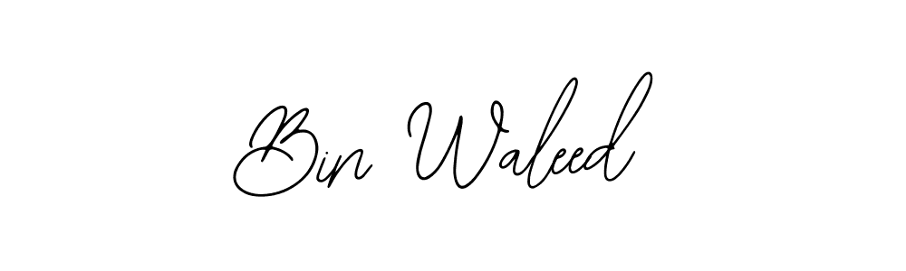 Make a beautiful signature design for name Bin Waleed. With this signature (Bearetta-2O07w) style, you can create a handwritten signature for free. Bin Waleed signature style 12 images and pictures png