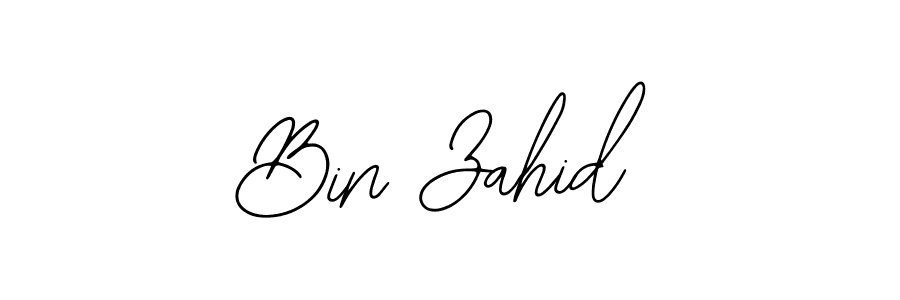 Create a beautiful signature design for name Bin Zahid. With this signature (Bearetta-2O07w) fonts, you can make a handwritten signature for free. Bin Zahid signature style 12 images and pictures png