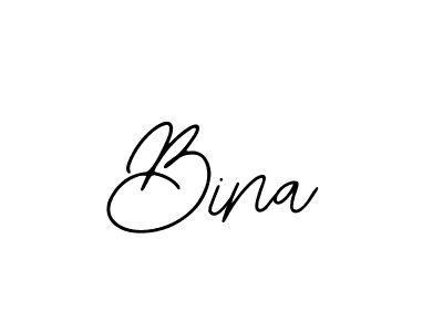 The best way (Bearetta-2O07w) to make a short signature is to pick only two or three words in your name. The name Bina include a total of six letters. For converting this name. Bina signature style 12 images and pictures png