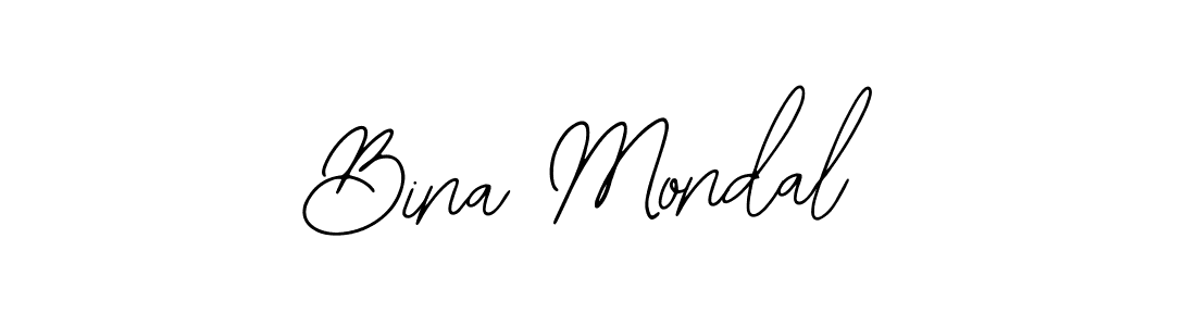 Make a short Bina Mondal signature style. Manage your documents anywhere anytime using Bearetta-2O07w. Create and add eSignatures, submit forms, share and send files easily. Bina Mondal signature style 12 images and pictures png