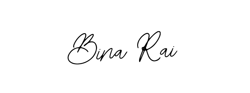 This is the best signature style for the Bina Rai name. Also you like these signature font (Bearetta-2O07w). Mix name signature. Bina Rai signature style 12 images and pictures png