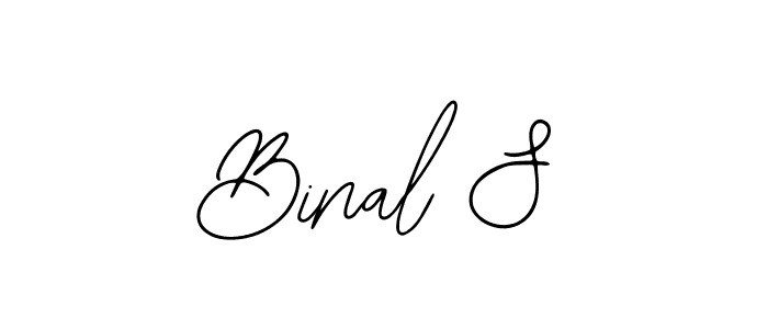 Binal S stylish signature style. Best Handwritten Sign (Bearetta-2O07w) for my name. Handwritten Signature Collection Ideas for my name Binal S. Binal S signature style 12 images and pictures png