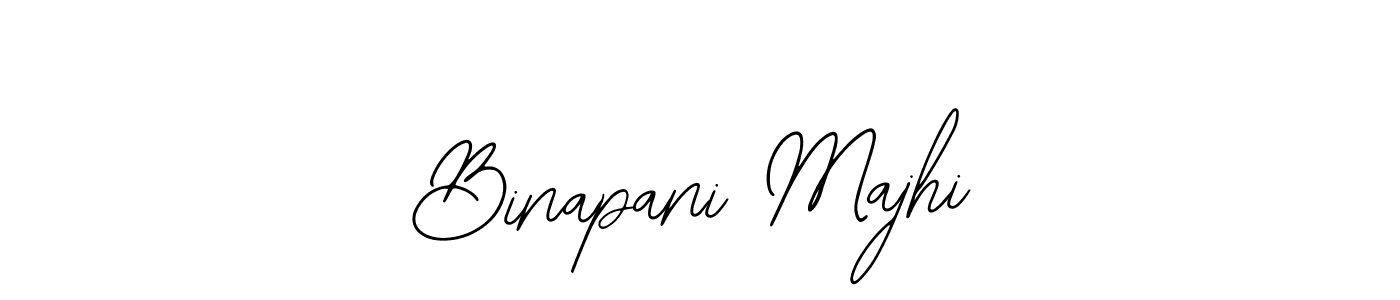 How to make Binapani Majhi name signature. Use Bearetta-2O07w style for creating short signs online. This is the latest handwritten sign. Binapani Majhi signature style 12 images and pictures png