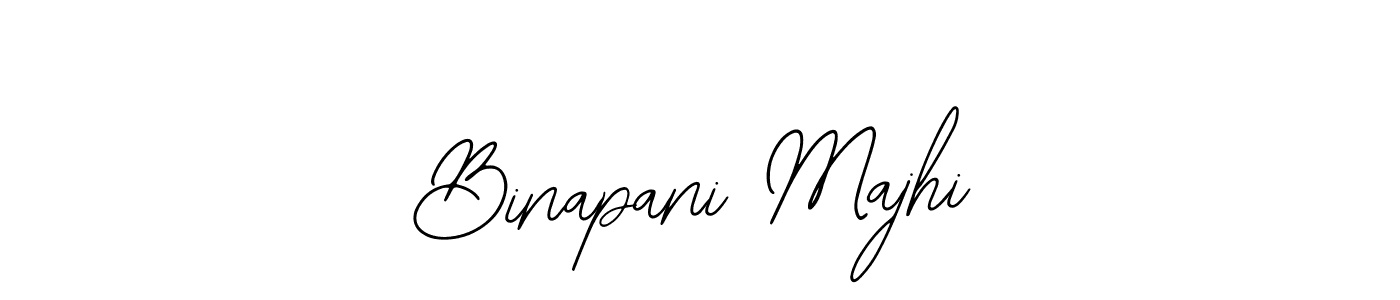 How to make Binapani Majhi name signature. Use Bearetta-2O07w style for creating short signs online. This is the latest handwritten sign. Binapani Majhi signature style 12 images and pictures png