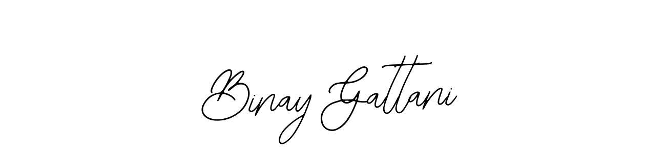 Make a beautiful signature design for name Binay Gattani. Use this online signature maker to create a handwritten signature for free. Binay Gattani signature style 12 images and pictures png