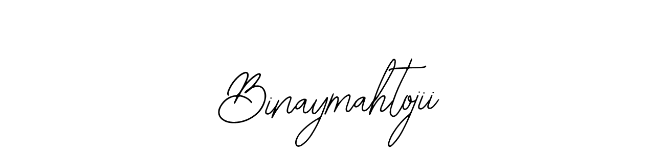 Design your own signature with our free online signature maker. With this signature software, you can create a handwritten (Bearetta-2O07w) signature for name Binaymahtojii. Binaymahtojii signature style 12 images and pictures png