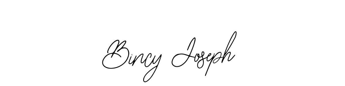 How to Draw Bincy Joseph signature style? Bearetta-2O07w is a latest design signature styles for name Bincy Joseph. Bincy Joseph signature style 12 images and pictures png