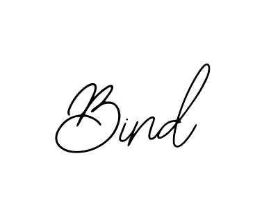 How to Draw Bind signature style? Bearetta-2O07w is a latest design signature styles for name Bind. Bind signature style 12 images and pictures png