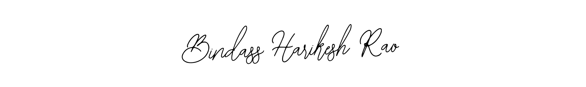 Create a beautiful signature design for name Bindass Harikesh Rao. With this signature (Bearetta-2O07w) fonts, you can make a handwritten signature for free. Bindass Harikesh Rao signature style 12 images and pictures png