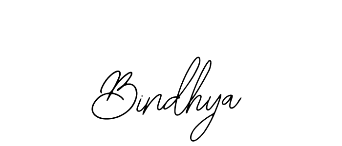 Use a signature maker to create a handwritten signature online. With this signature software, you can design (Bearetta-2O07w) your own signature for name Bindhya. Bindhya signature style 12 images and pictures png