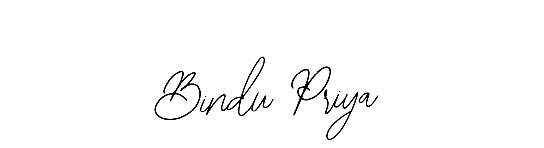 Design your own signature with our free online signature maker. With this signature software, you can create a handwritten (Bearetta-2O07w) signature for name Bindu Priya. Bindu Priya signature style 12 images and pictures png
