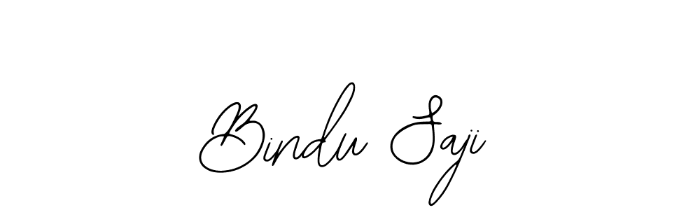 Design your own signature with our free online signature maker. With this signature software, you can create a handwritten (Bearetta-2O07w) signature for name Bindu Saji. Bindu Saji signature style 12 images and pictures png