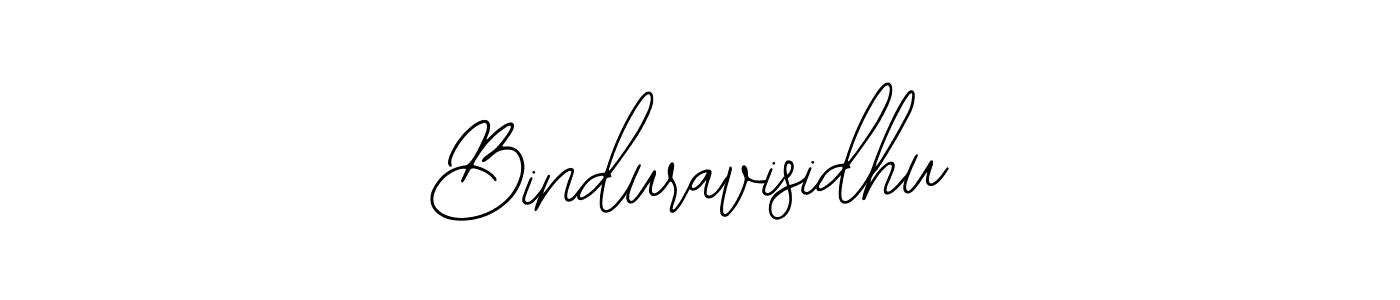 Design your own signature with our free online signature maker. With this signature software, you can create a handwritten (Bearetta-2O07w) signature for name Binduravisidhu. Binduravisidhu signature style 12 images and pictures png