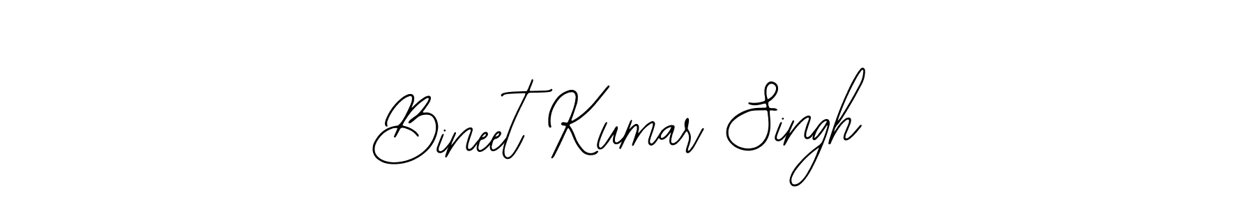 Bineet Kumar Singh stylish signature style. Best Handwritten Sign (Bearetta-2O07w) for my name. Handwritten Signature Collection Ideas for my name Bineet Kumar Singh. Bineet Kumar Singh signature style 12 images and pictures png