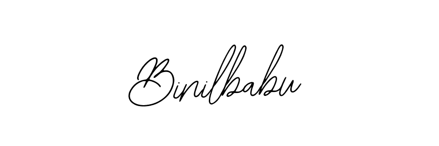 if you are searching for the best signature style for your name Binilbabu. so please give up your signature search. here we have designed multiple signature styles  using Bearetta-2O07w. Binilbabu signature style 12 images and pictures png