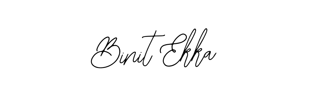 Binit Ekka stylish signature style. Best Handwritten Sign (Bearetta-2O07w) for my name. Handwritten Signature Collection Ideas for my name Binit Ekka. Binit Ekka signature style 12 images and pictures png