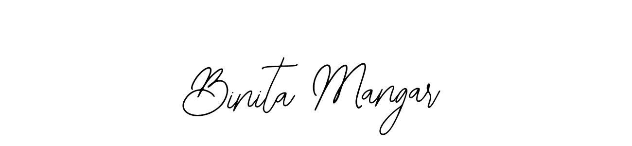 You can use this online signature creator to create a handwritten signature for the name Binita Mangar. This is the best online autograph maker. Binita Mangar signature style 12 images and pictures png
