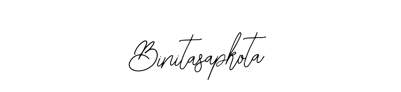 Binitasapkota stylish signature style. Best Handwritten Sign (Bearetta-2O07w) for my name. Handwritten Signature Collection Ideas for my name Binitasapkota. Binitasapkota signature style 12 images and pictures png